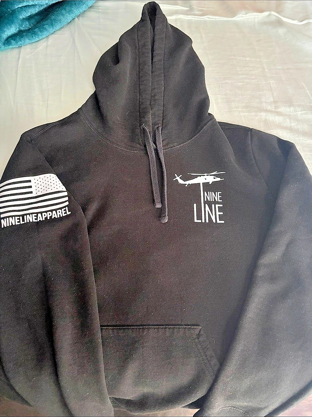 Nine Line Apparel The Oath Hoodie Black Graphic Pullover